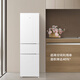 Mijia Xiaomi 216 liter three-door small refrigerator direct cooling dormitory home small exquisite simple refrigerated freezer refrigerator ion deodorant BCD-216MDM02 tail stock clearance
