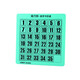 Digital Huarongdao Children's Early Education Toy Logic Thinking Training Brain-Working Desktop Magnetic Puzzle Game Green 8th-order Magnetic Version + Brush [OPP Bag]