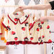 Modal Children's Pyjamas Girls Sommer kurzärmelig dünner Anzug Cartoon süße Prinzessin Baby mittelgroße Kinder Klimaanlegendes Hauskleidung 5012 Kleine gelbe Ente Durchschnitts Größe 12# Empfohlene Höhe 115-125 cm