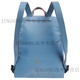 Longchamp (Longchamp) Longchamp Lepliage Feste Farbe Sticklogo Logo Flip Reißverschluss Öffnung und Schließung großer Kapazität Nylon Schoolbag Rucksack Doppelhimmelblau