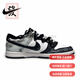 耐克（NIKE）【定制球鞋】 海贼王熊猫涂鸦 渐变 耐磨 低帮黑白DD1391-100 DD1391-100 定制商品不退不换 40