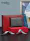 Bolsa de oro Goldlion Posición múltiple para hombres de cuero genuino Gran capacidad Card Hide Card Card Bold Bag Card Bag Cubierta Gris