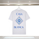 Lee Kids Casablanca Hombres y mujeres Camiseta de cuello redondo de la marca de moda de la mano corta de manga corta.
