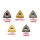 
Huilid Toshiba CNC blade CNC blade peach blade WNMG080408/04/12-TM T9215/9225 WNMG080412-TM T9225 Steel parts semi-finish