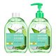 Haishi Hainuo Aloe Vera Antibacterial Hand Sanitizer 500ml+500ml Refill Bubble-rich Cleaning, Decontamination and Sterilization Suitable for Students