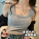 Urban beauty [Fish bones are slimming and upgraded] women's suspender vest wears outside and inside summer breasts to make them look slimming and sleeveless top