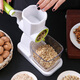 CLCEY peanut nut clip mashing artifact household nut crushing homemade tool nut clip manual planing walnut kernel crushing hand-cranked (coarse/fine two blades)