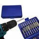 German quality electric hand drill electric bit tool set cross-shaped hexagonal triangle plum blossom bit special-shaped batch 50-piece extended bit set