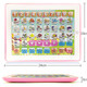 Grenzüberschreitende Kinder große englische Tablet-Lernmaschine Kinder denken iPad frühe Bildungsmaschine Spielzeug Geschenk Pink Pink