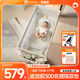 Raft Core Cool Bean Ding Spleißbett Krippe bewegliche Multifunktionsfaltungswindel -Windel Neugeborene Baby Bett Raum Wanderung Grau 3.0