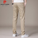 Pierre Cardin Casual Hosen Herren Sommerdünne Modemarke Business -Hosen Herren Baumwoll Elastizität Slim Long Hosen Herrenkleidung Khaki 32