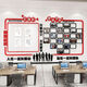 Jinfu Promotional Board Bulletin Board Office Bondage Mur Mur Decoration Corporate Team Culture List Honor Affichage Magnétique Soft Whiteboard 3879A