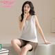 
Modal pajamas for women in summer 2025 new style for outdoor wear vest shorts suit for girls casual simple Japanese home clothes CKE-W6167 women M (80-100Jin [Jin equals 0.5 kg])
