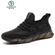 Holzspecker High-End New Summer Sports Schuhe atmungsaktive Freizeitschuhe Neue trendige Mesh Dad Schuhe Herren-Laufschuhe 9888 Schwarz 40