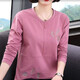 Kuzhang (Kuzhang) Camisa de base de madres de mediana edad y anciana Sea Blue 6636 M Recomendado 95-105Jin [Jin es igual a 0,5 kg]