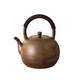 Yusen Yi Buddha-Quantity Pot, bois de chauffage, grande capacité, vieille boue rocheuse, thé, eau bouillante, pur pot à la main à la main de style japonais, pins, cyprès, bustha-buddha en bois 13662, 2300 ml, plus de 1l