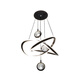 Opp -Beleuchtung; Opple Restaurant Kronleuchter geführtes Wohnzimmer Schlafzimmer Home Lighting Nordic Lamp Dining Kronleuchter Modernes einfaches kreatives Deckenlicht 1396 Black Xiaoai Klassenkamerad intelligent + plus Fernbedienung