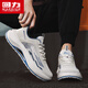 Warrior summer men's shoes mesh breathable sports dad shoes men's soft sole casual running shoes L847C khaki 40