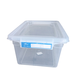 Yonghuan Frischbox Rechteckige große Tagbox Großkapazität Hotel Transparent mit Deckel High Style 9928: 52x37x23 cm