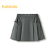 Balabala children's clothing children's short skirt 2025 autumn clothing big children pleated skirt fashion shopping mall same style 202325112002