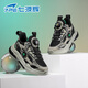 Qibohui (7-PE) boys' sports shoes and children's shoes 2026 winter new leather plus velvet and second cotton boys' non-slip and wear-resistant running shoes