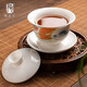 Panxu bean mutton-fat jade white porcelain three-cai bowl single non-hot ceramic tea bowl kung fu tea set tea set mutton-fat jade mutton-fat jade ordinary two-cai bowl large 150ml 150ml