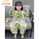 La versión coreana yujiyu de la primavera y el otoño, el nuevo dinosaurio de dibujos animados, el pijama de bebé se puede usar en el exterior con la delgada ropa casera de una pieza de manga larga 1049-cartoon Dinosaur 100 100