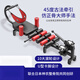 Cervical lumbar vertebrae stretcher spine traction artifact medical household heightening and longing fitness leg stand up soothing bed standard version/roller design + 4 U-shaped feet