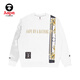 
Aape flagship store men's spring and summer letter embroidery camouflage pattern spliced ​​round neck loose version sweatshirt 3881XXJ BKX_Black S