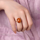 Dara beeswax ring open single ring S925 silver gold-plated old wax women's ring for mother in the year of birth, Chinese Valentine's Day gift for girlfriend