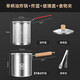 316 stainless steel frying pan household oil pan small frying skewers pot induction cooker mini fuel-saving small 1 inch 3.5 liter frying pan + frying basket + lid + clip 1 inch
