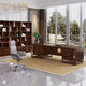 YIBOLUN new Chinese style ebony wood desk boss desk solid wood calligraphy desk computer desk desk executive desk office furniture 2.4m desk