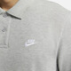 耐克（NIKE）官方男子POLOS短袖翻领T恤秋季纯棉休闲叠搭刺绣FN3895 063调色暗灰/白 2XL