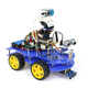 Chuanglebo Chuanglebo Intelligent Car Robot Kit Graphic Programmation WiFi Robot intelligent à quatre roues motrices applicable à un package