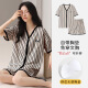 Pajama de manga corta de algodón modal de Xiumiwei para mujeres para mujeres de verano con almohadilla de cofre Sweet Girl Student Round Summer Ropa para el hogar de verano
