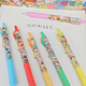 
UHFQ Crayon Shin-Shin Blind Box Pen Creative Cartoon Cute Ins High-Precision Press Neutral Pen Quick Dry Black Water Pen 0.5 X-6189 Naruto Blind Box Pen Random 6 0.5mm 0.5mm x Single