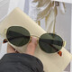 Lunettes de soleil de style Tongyumou Hong Kong pour femmes 2025 Nouveaux lunettes de soleil en métal européen et américaine