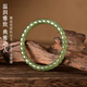 Hongliangyuan Selected Hetian Jade Loose Bead Bracelet Genuine Clear Water Beads White Jade Bracelet Old Type Bucket Beads Men's and Women's Accessories with Beads Deep Clear Water Hetian Jade-11*12MM*1