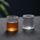 Japanisches Hammermuster Glas kleiner Teetassen 100 ml Haushalt kleiner Wasserbecher Hitzeresistenter Tee-Set Weinbecher Set 679 Six Packs 100ml