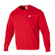 Nike (Nike) Herren Frauen französisches Terry -Paar Sportswear Fitness Training lässig Sweatshirt Pullover Round Neck Jacke Top FN3889/Geburtsjahr Rote Männer- und Frauenstil Single S