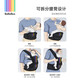 
bebebus waist stool baby strap front hug baby hug artifact shock absorption four seasons universal children's baby strap light enjoyment black gold 3.1 plus extension belt
