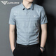 Falamone; Falamone Men's Short à manches à manches d'été Ice Thin Ice Silk Business Plaid Plaid Casual Business Shirt Top Daddy Suit Ag / 5434 White M 165 (100-115Jin [Jin est égal à 0,5 kg])