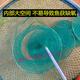 Raft core hand-woven fish small-eye glue wire fish net bag anti-hanging quick-drying black pit fish library fishing net 1cm 12401m 2M mouthless cloth 40# long without bag or block