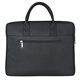 Jiandeng große Kapazität Portable Aktentasche Geschäftstasche verdickte Kleidung-resistente wasserdichte Tasche Leinwand zum Drucken von Logo Reißverschluss Leinwand Tasche 826 Schwarz Länge 38 cm * Breite 6 cm * Höhe 30 cm