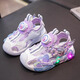 Heaacooa Kulomi Children's Sandals Girls Summer 2025 Nouvelle fille Baotou Sports Princesse Sandals Mid-Big Children's Éclairage Purple Aisha K869 27