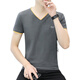 Xuanchun Guangdong Puning Herren kurzärmelig T-Shirt Chicken Heart Curchar Jugend reines Baumwoll halbärmelige Sommer Neue Festkörpermarke Weiße QY691 M 90-100JIN [Jin entspricht 0,5 kg]