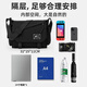 Warrior crossbody bag men's shoulder bag men's and women's trendy brand large capacity shoulder bag student couple casual sports small back alas Black [with astronaut pendant]