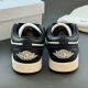 耐克（NIKE）AJ1女鞋夏季新款运动鞋AIR JORDAN 1 低帮板鞋休闲鞋缓震跑步鞋 FB9893-101黑白 36.5
