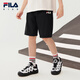 
FILA [Set] Fila Children's Short Sleeve T-Shirt Shorts 2025 Autumn New Casual Two-Piece Set Yunmu White-WT 150