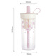 LOCK&LOCK Sakura Straw Milk Tea Cup Summer Plastic Water Cup Outdoor Portable Handle Water Cup 720mL White